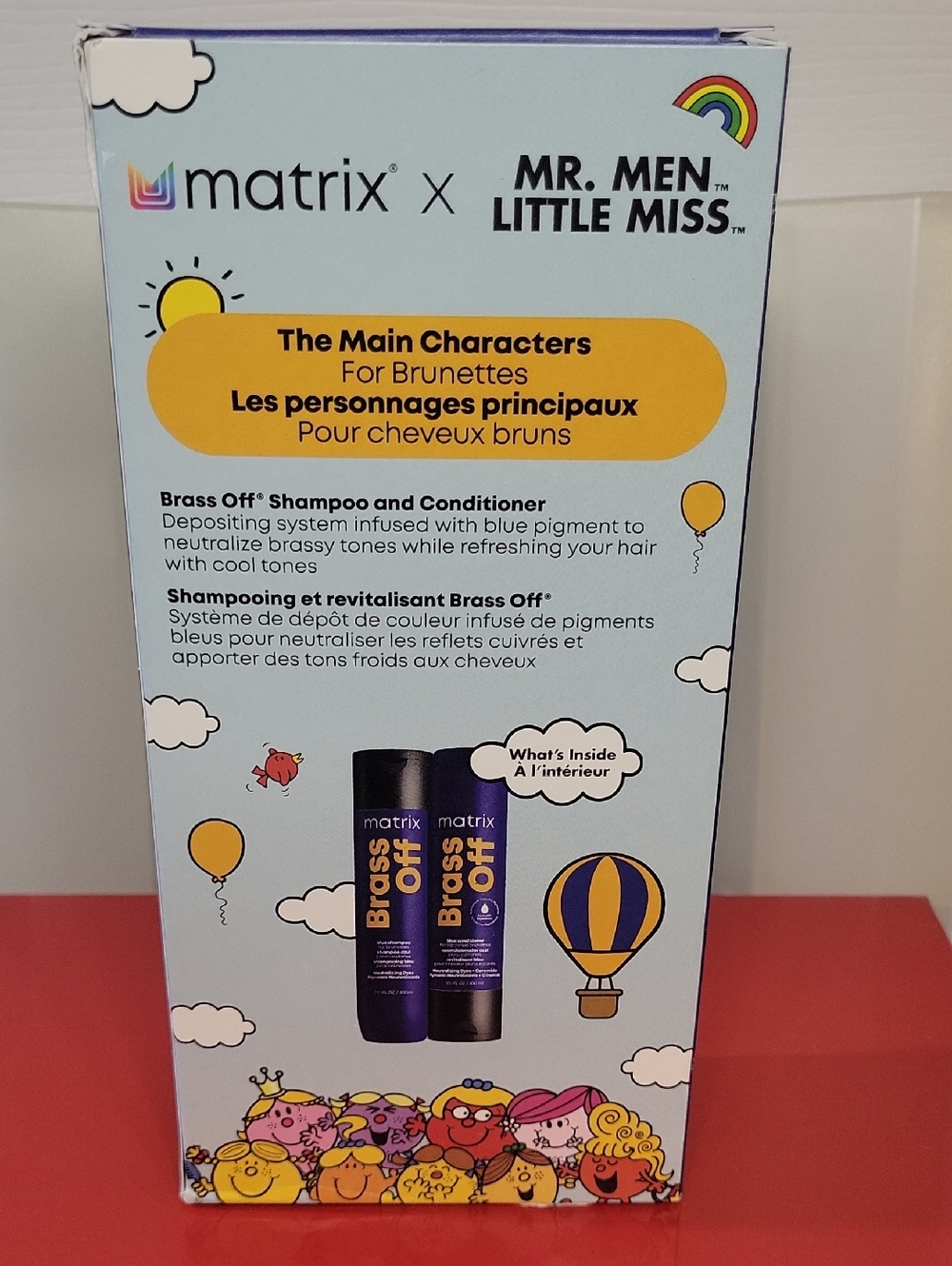 Matix Brass Off Shampoo & Conditioner Set — Purple Packaging